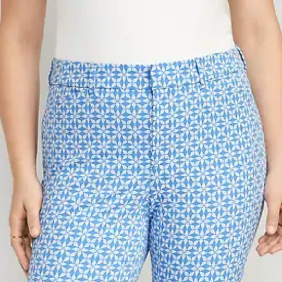 High Waisted Pixie Skinny Ankle Pants Blue Tile - Picture 4 of 9